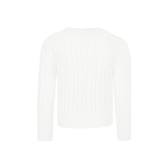 26FW [키즈] 랄프 로렌 니트/스웻셔츠 901316011 WHITE - RALPH LAUREN