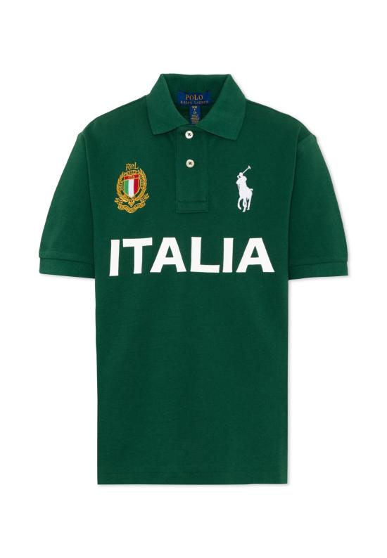 26FW [키즈] 랄프 로렌 폴로 셔츠 B23442001 GREEN