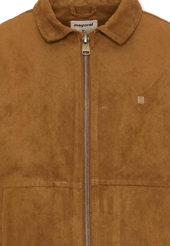 26SS [키즈] 마요랄 가죽 자켓 3438 075 BROWN - MAYORAL