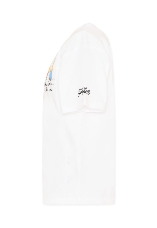 26SS [키즈] 세인트바쓰 티셔츠 POT0002 03555L IVORY - MC2 SAINT BARTH