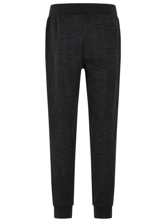 26SS 필립 플레인 트레이닝/조거 팬츠 SAFC MJT 2703 PTE003N02 Black - PHILIPP PLEIN