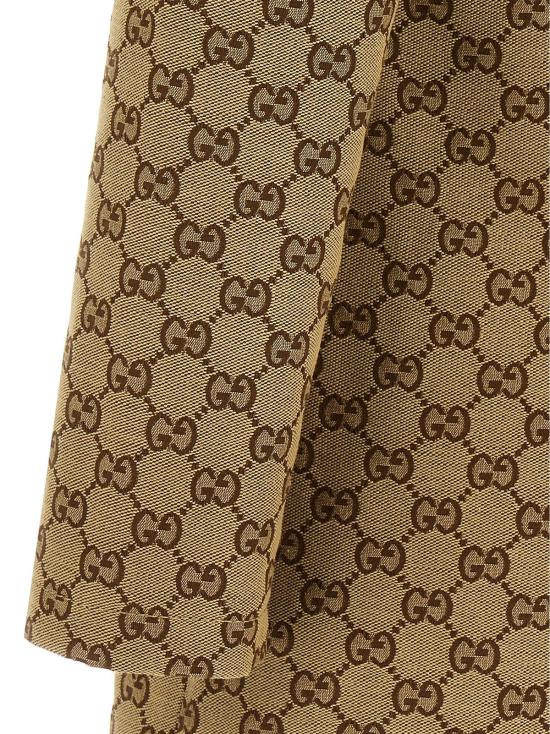  구찌 숏 원피스 GG 자카드 미니 드레스 베이지 - GUCCI