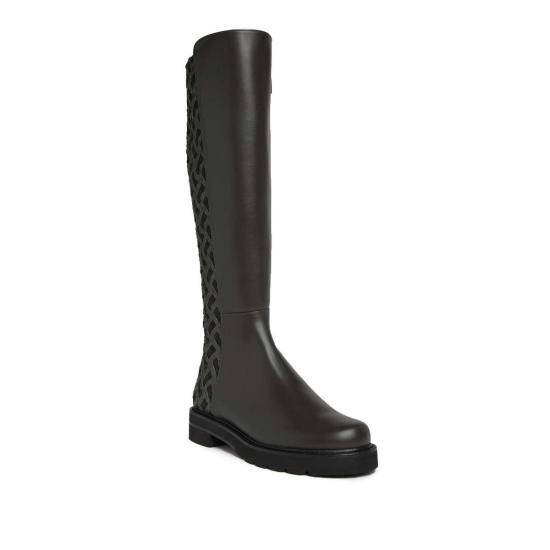  스튜어트 와이츠먼 부츠 위카 리프트 가죽  블랙 - STUART WEITZMAN
