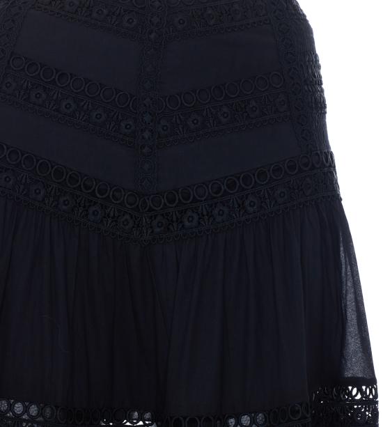 26SS 차로루이즈 롱 스커트 261402 BLACK Black - CHARORUIZ
