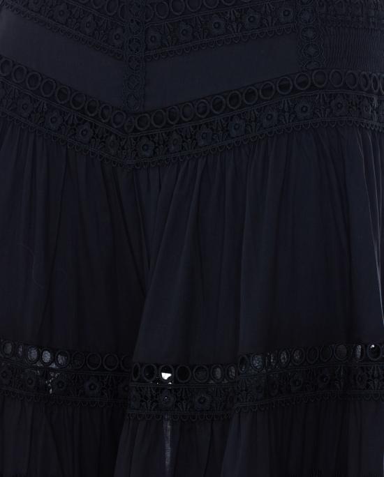 26SS 차로루이즈 롱 스커트 261402 BLACK Black - CHARORUIZ