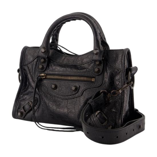 26SS 발렌시아가 르 시티 미니백 806395 2ABEK 1000 black - BALENCIAGA