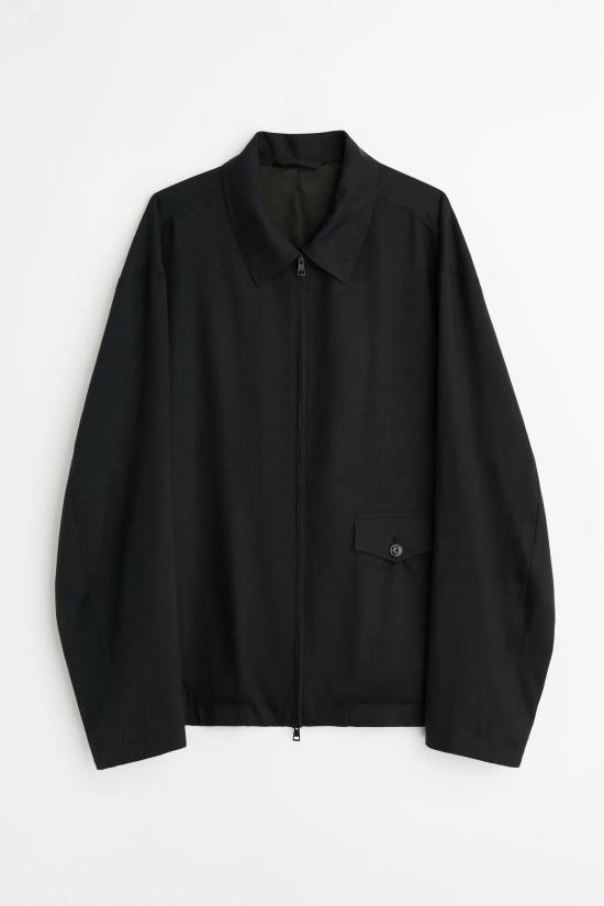 26SS 아워레가시 아우터 M2261EEB ECLBLK MRVL ECLIPSE BLACK MERINO VOILE