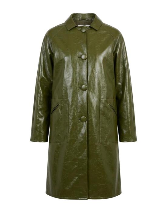 26SS MM6 메종마르지엘라 가죽 자켓 S62AA0105M35465 727 FOREST GREEN