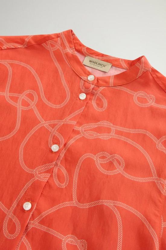 26SS 울리치 블라우스 CFWWSI2017FRUT5331 5550 PAPRIKA ROPE - WOOLRICH