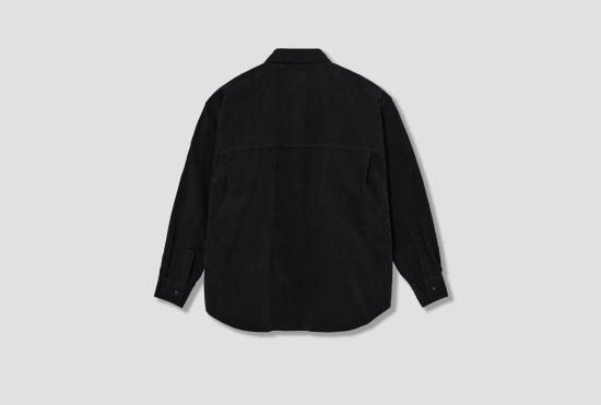 26SS 카브엠트 긴팔 셔츠 브러시드 코튼 디자인 빅  CES29SH01 블랙 - CAV EMPT