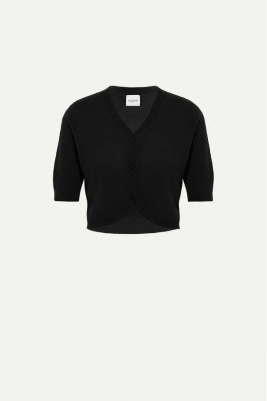  르카샤 가디건 르 카샤 파노 블랙 숏