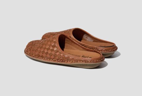 26SS 비바 샌들 CDGH X VIBAE ROMA 우븐 레더 - 폰 탠 HQ-K105-S26 - VIBAE