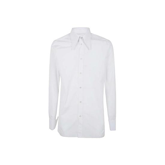  마르지엘라 블라우스 메종  코튼 셔츠 화이트 - MAISON MARGIELA