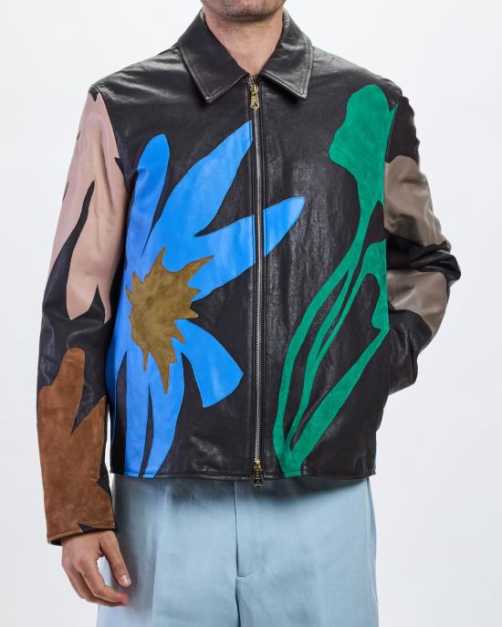 26SS 폴 스미스 가죽 자켓 M1R 954Z V02813 58 MULTICOLOR - PAUL SMITH
