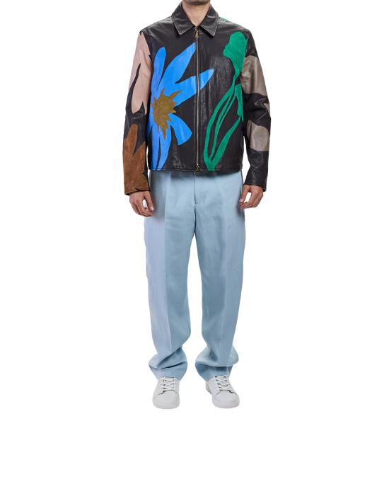 26SS 폴 스미스 가죽 자켓 M1R 954Z V02813 58 MULTICOLOR - PAUL SMITH