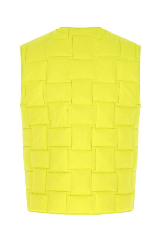  보테가베네타 베스트 보테가 베네타 나일론 패딩  형광 옐로우 - BOTTEGA VENETA