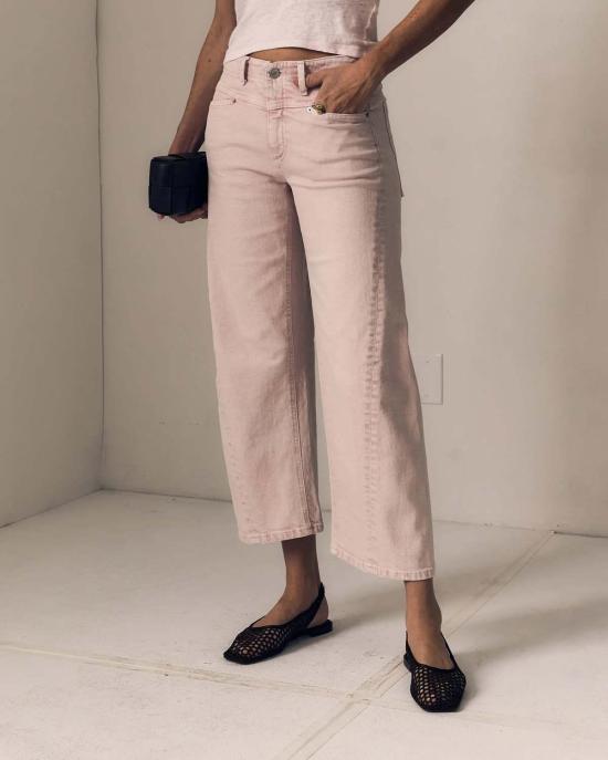  르장 데님 팬츠 셀레나 크롭 진 - LE JEAN