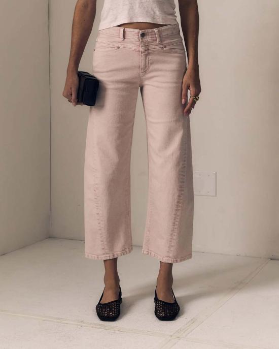  르장 데님 팬츠 셀레나 크롭 진 - LE JEAN