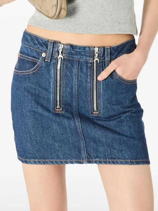 26SS 마린세르 숏 스커트 WSK135ARDEN0002 BL80 Midnight blue - MARINE SERRE