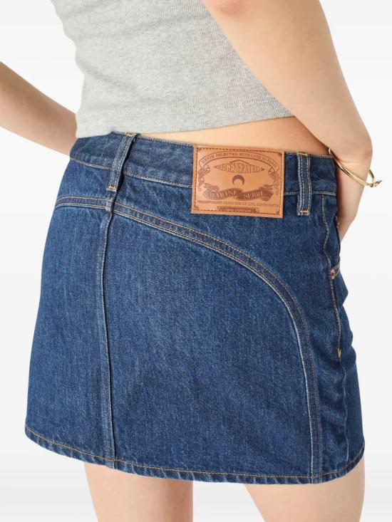 26SS 마린세르 숏 스커트 WSK135ARDEN0002 BL80 Midnight blue - MARINE SERRE