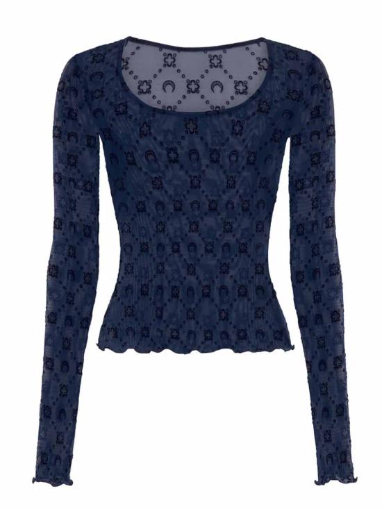 26SS 마린세르 긴팔 티셔츠 WTS018ACJER0005 BL90 Navy