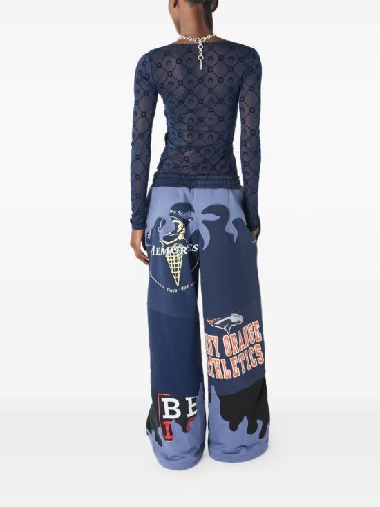 26SS 마린세르 긴팔 티셔츠 WTS018ACJER0005 BL90 Navy - MARINE SERRE