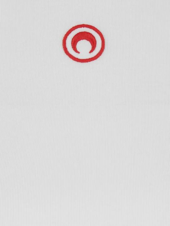 26SS 마린세르 반팔 티셔츠 UTT014ACJER0008 WH17 White red - MARINE SERRE