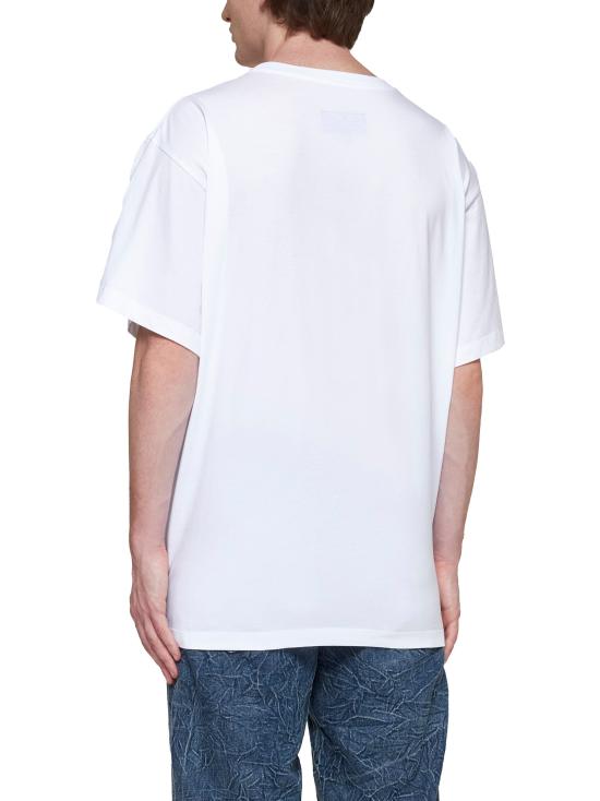 26SS MM6 메종마르지엘라 반팔 티셔츠 SH0GC0033 S24312 101 White - MM6 MAISON MARGIELA