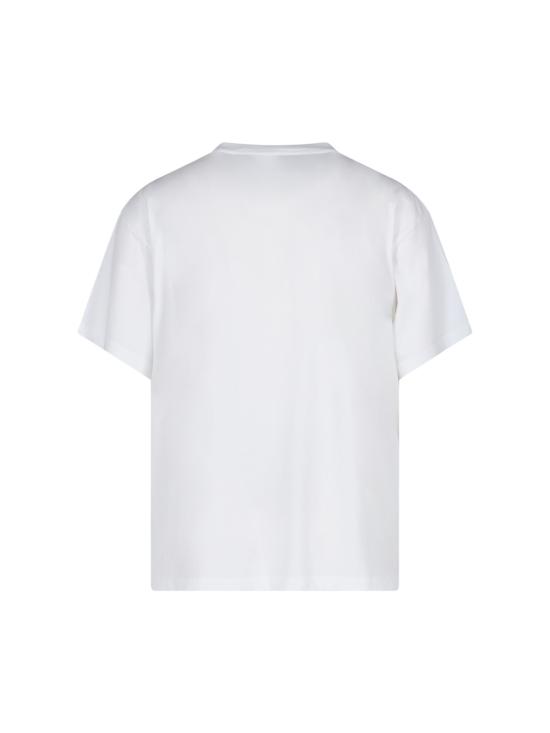 26SS MM6 메종마르지엘라 코튼 티셔츠 SH0GC0032 S24312 100 White - MM6 MAISON MARGIELA