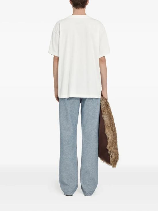 26SS MM6 메종마르지엘라 코튼 티셔츠 SH0GC0032 S24312 100 White - MM6 MAISON MARGIELA