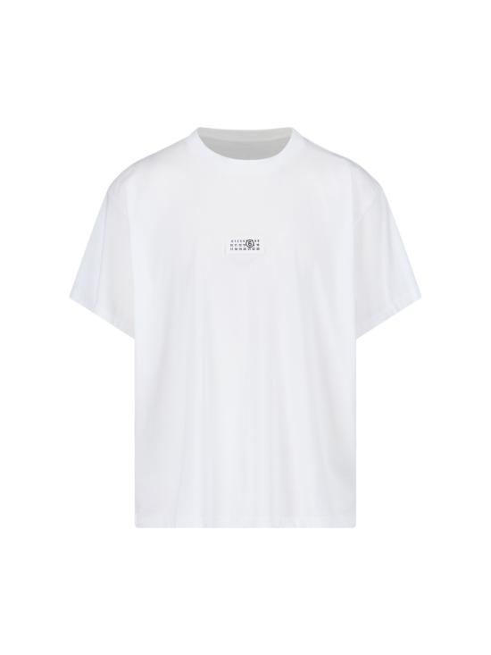 26SS MM6 메종마르지엘라 코튼 티셔츠 SH0GC0032 S24312 100 White