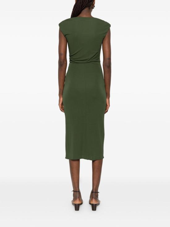 26SS 막스마라 스튜디오 미디 원피스 2616621012600 249001 Green - MAX MARA STUDIO