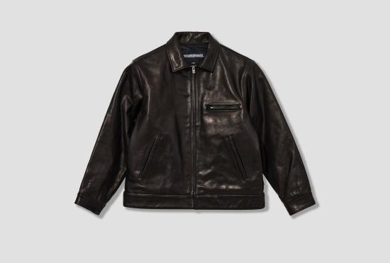 26SS 네이버후드 가죽 자켓 261SZNH JKM01 BK