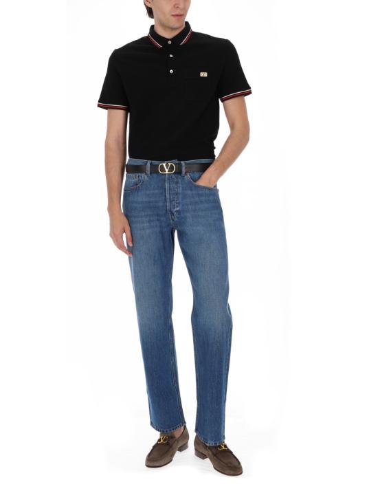 26SS 발렌티노 가라바니 반팔 티셔츠 8V3MH01KAQJ 0NO BLACK - VALENTINO GARAVANI