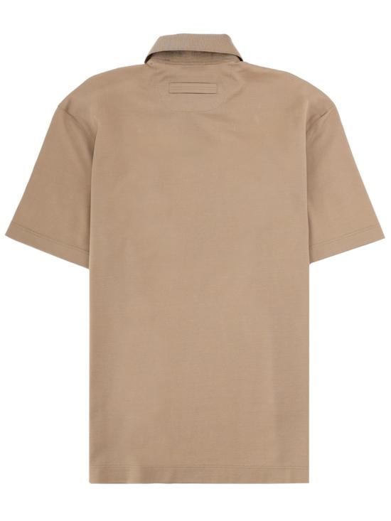 26SS 에르메네질도제냐 폴로 티셔츠 UH348A3 H794N03 BEIGE - ERMENEGILDO ZEGNA
