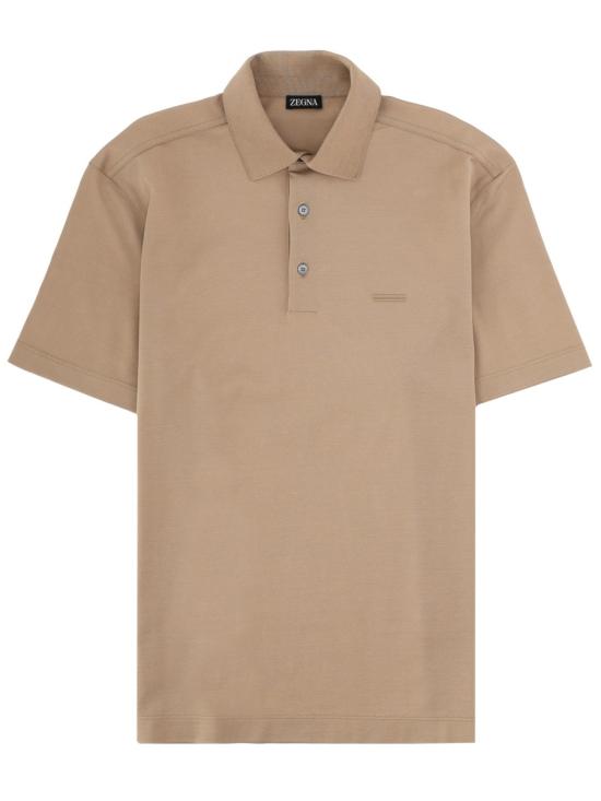 26SS 에르메네질도제냐 폴로 티셔츠 UH348A3 H794N03 BEIGE