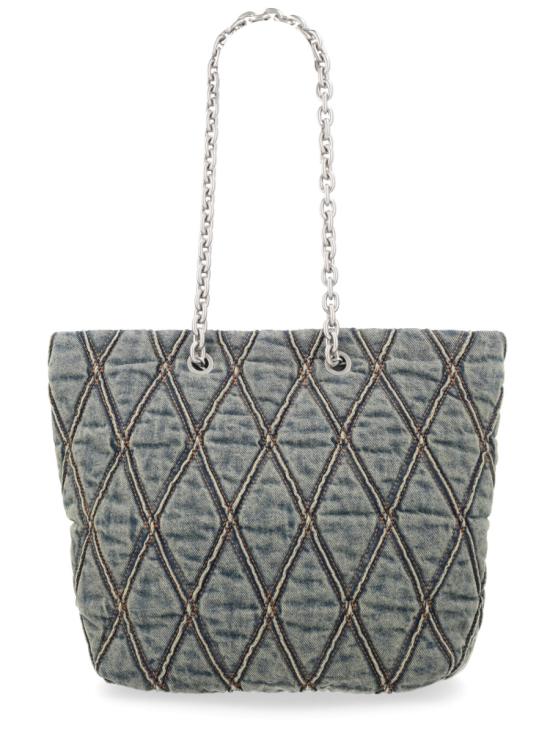 26SS 디젤 참-D-토트백 퀼티드 데님 X10467 P5570HA001 MULTICOLOUR - DIESEL