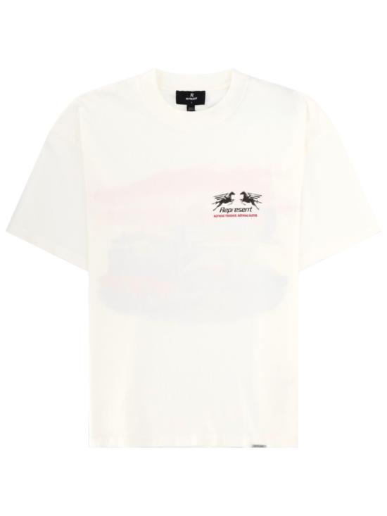 26SS 리프레젠트 반팔 티셔츠 MLM100768 72 WHITE