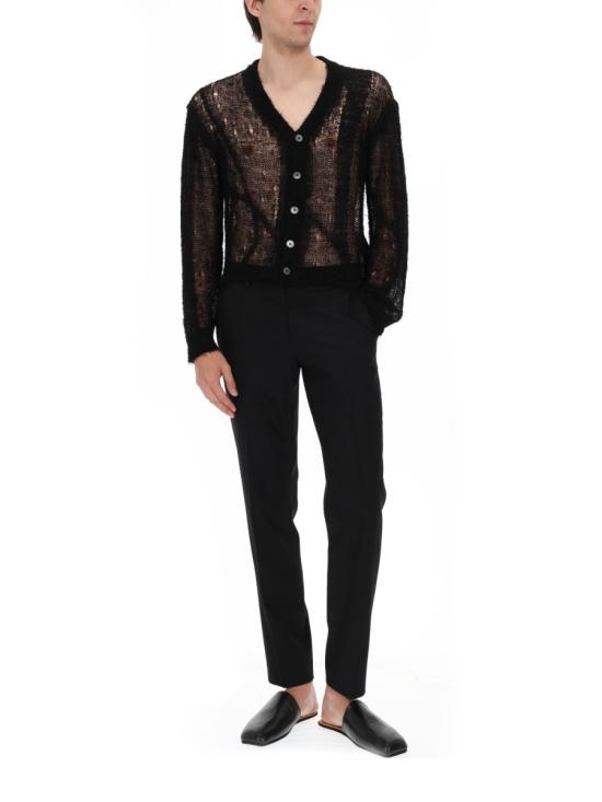 26SS 아워레가시 스웨터 M2263AB BLACKRAGGEDOPENLINEN - OUR LEGACY