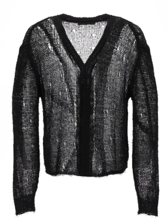 26SS 아워레가시 가디건 M2263AB BLACKRAGGEDOPENLINEN - OUR LEGACY