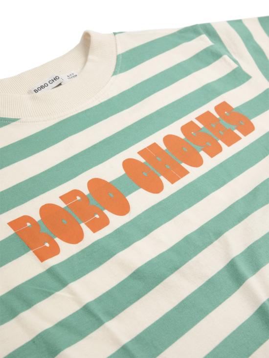 26SS [키즈] 보보쇼즈 티셔츠 B126AC136K 199 WHITE - BOBO CHOSES