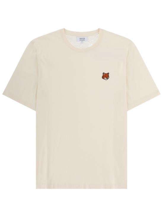 26SS 메종키츠네 폭스 헤드 레귤러 티셔츠 PM00107KJ7026 0063 BEIGE