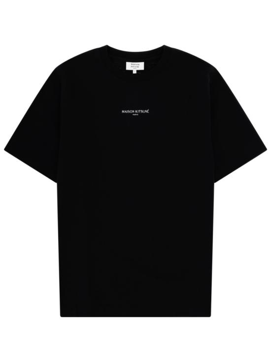 26SS 메종키츠네 파리 컴포트 티셔츠 QM00100KJ7025 P199 BLACK