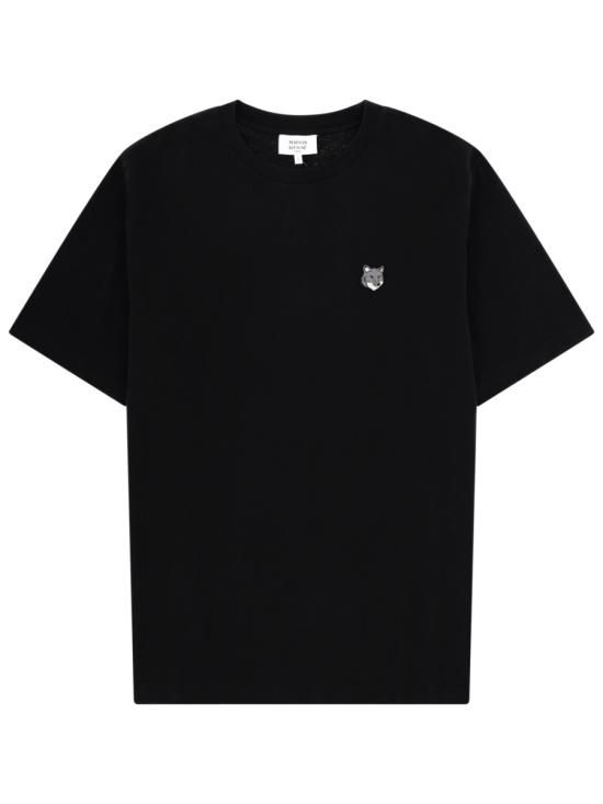 26SS 메종키츠네 폭스 헤드 컴포트 티셔츠 PM00108KJ7025 P199 BLACK