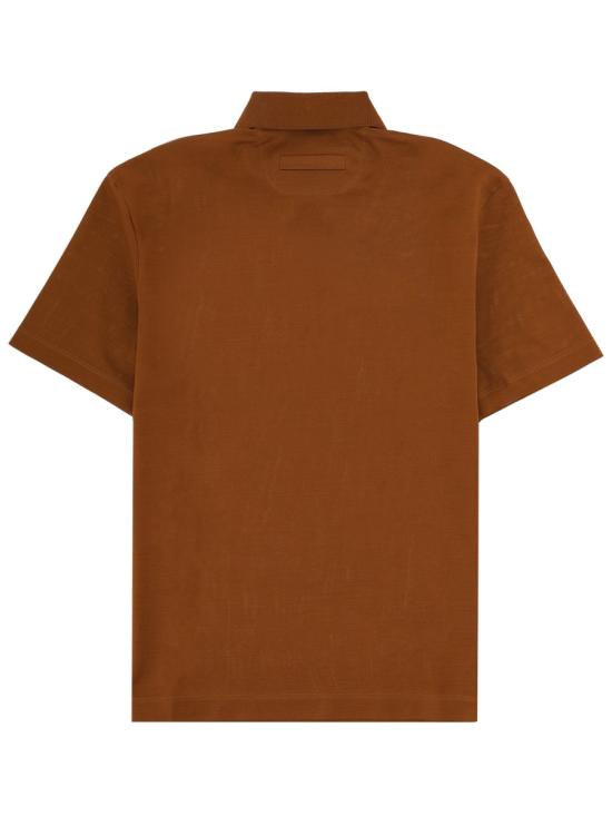 26SS 에르메네질도제냐 폴로 티셔츠 UH348A3 H794N05 RED - ERMENEGILDO ZEGNA