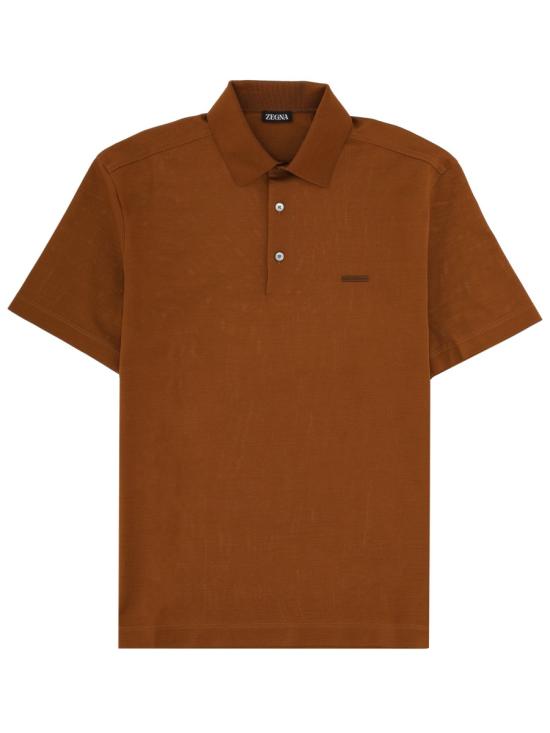 26SS 에르메네질도제냐 폴로 티셔츠 UH348A3 H794N05 RED