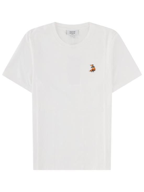 26SS 메종키츠네 드리밍 폭스 레귤러 티셔츠 QW00109KJ7026 P100 WHITE
