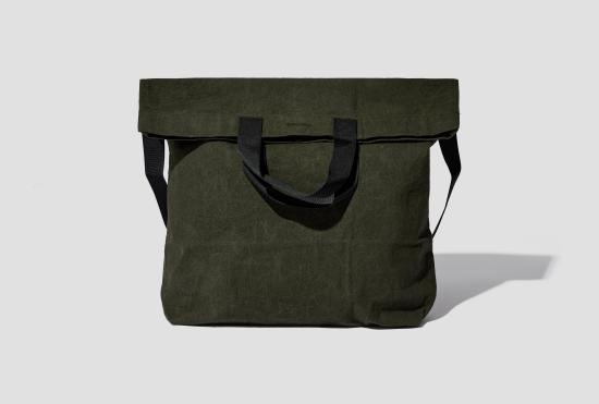 26SS 맨틀 모자 멀티 핸들 토트백 - 우드랜드 왁스 R20B1