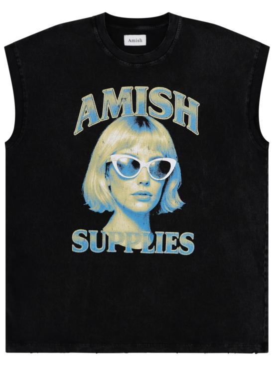 26SS 아미시 탑 AMX207CR62 3218C0073 BLACK