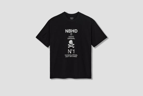 26SS 네이버후드 반팔 티셔츠 261PCNH ST08 BK